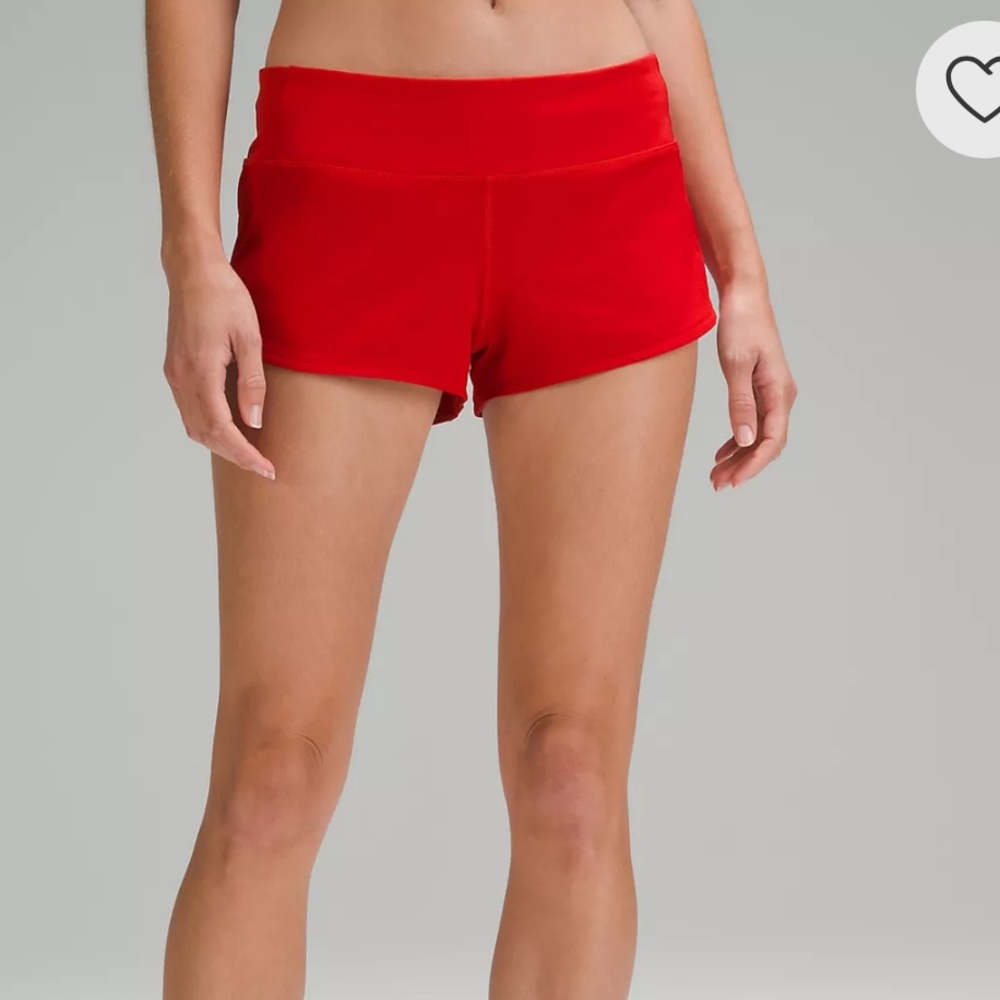 Red Lululemon Shorts